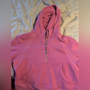 Lululemon Oversized Scuba Half-Zip - Pink Blossom